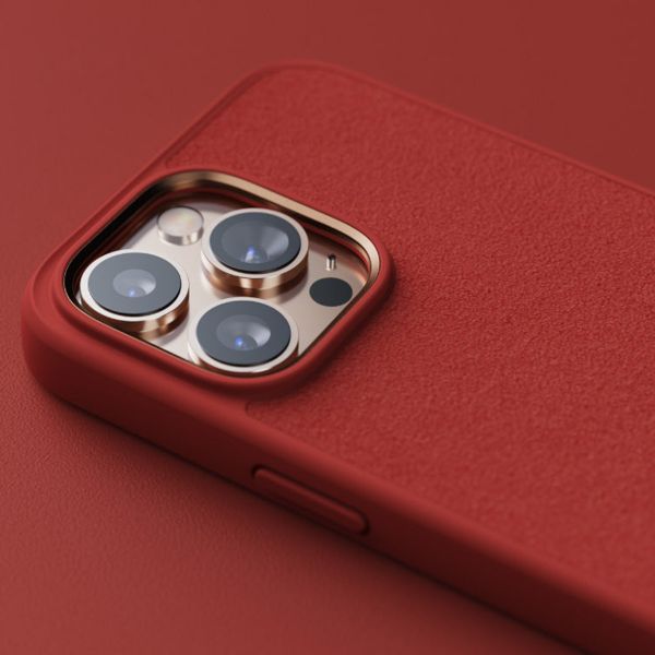 Njorð Collections Wildleder Comfort+ Case für das iPhone 14 Pro - Burnt Orange