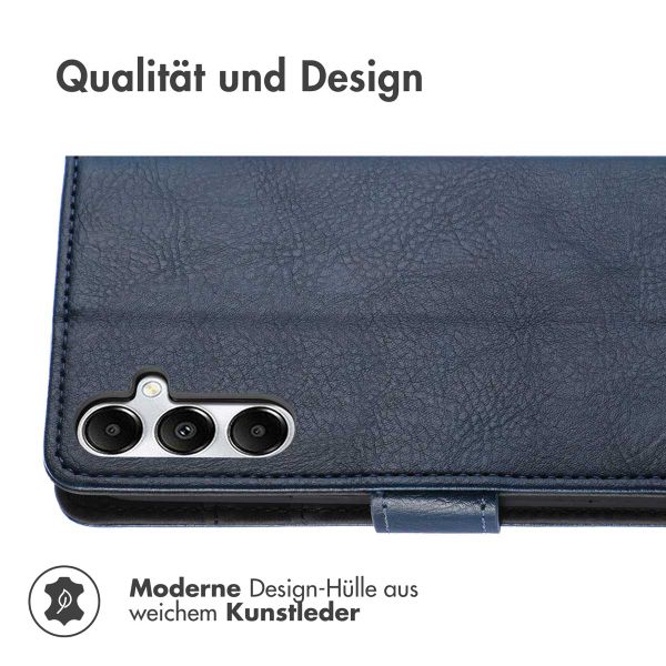 imoshion Luxuriöse Klapphülle Samsung Galaxy S25 Plus - Dunkelblau