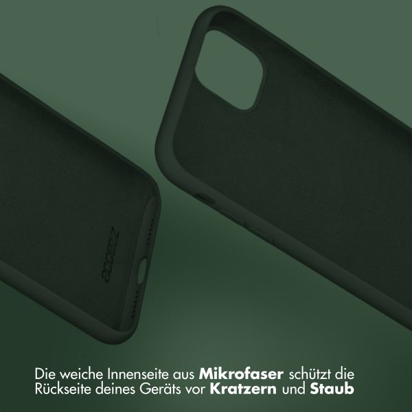 Accezz Liquid Silikoncase Samsung Galaxy A16 - Dunkelgrün
