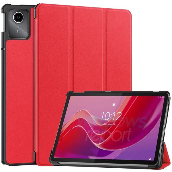 imoshion Trifold Klapphülle für das Lenovo Tab M11 - Rot