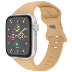 imoshion Silikon-Armband⁺ für  Apple Watch Series 1 t/m 9 / SE (38/40/41 mm) | Series 10 / 11 (42 mm) - Größe S/M - Walnut