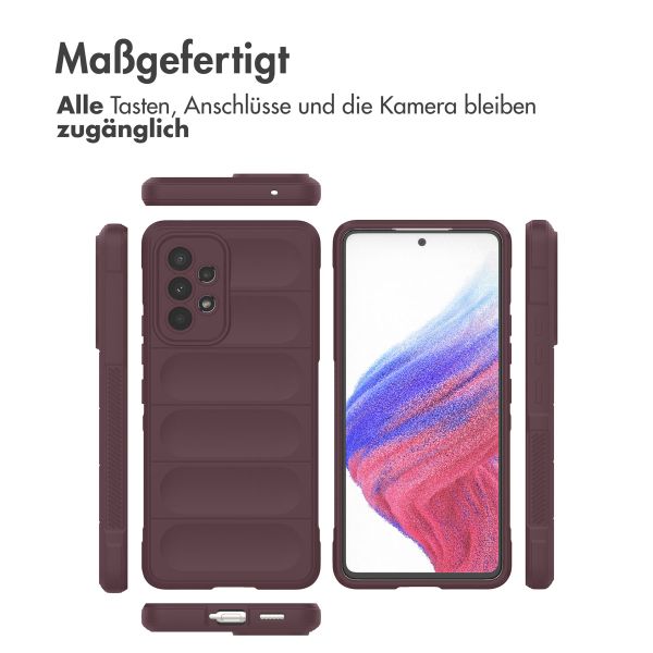 imoshion EasyGrip Back Cover für das Samsung Galaxy A53 - Aubergine