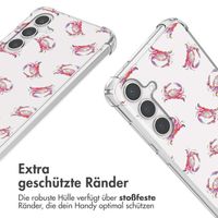imoshion Design Hülle mit Band Samsung Galaxy S24 - Crab Watercolor
