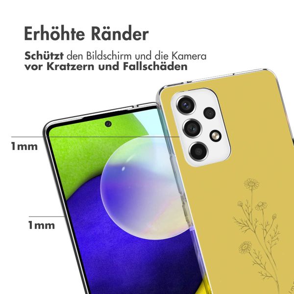 imoshion Design Hülle Samsung Galaxy A53 - Floral Lime