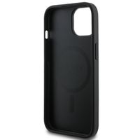 Guess 4G Metal Logo Back Cover MagSafe Apple iPhone 15 - Schwarz
