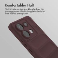 imoshion EasyGrip Back Cover für das Xiaomi Redmi Note 13 Pro (5G) - Aubergine