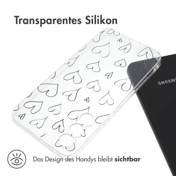 imoshion Design Hülle Samsung Galaxy A54 (5G) - Hearts