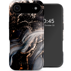 Selencia Vivid Rückabdeckung mit MagSafe Apple iPhone Air - Chic Marble Black