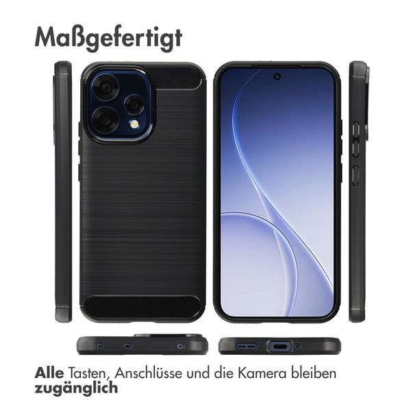 imoshion Brushed Back Cover Oppo Reno15 F (5G) - Schwarz