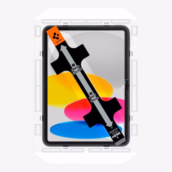 Spigen GLAStR EZ Fit Displayschutzfolie + Applicator Apple iPad 11 (2025) 11 Zoll A16 / iPad 10 (2022) 10.9 Zoll