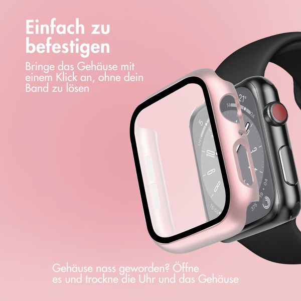 imoshion Full Cover Hard Case für Apple Watch Series 4 / 5 / 6 / SE - 44 mm - Rosa