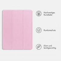 imoshion Trifold Klapphülle Apple iPad 11 (2025) 11 Zoll A16 / iPad 10 (2022) 10.9 Zoll - Rosa