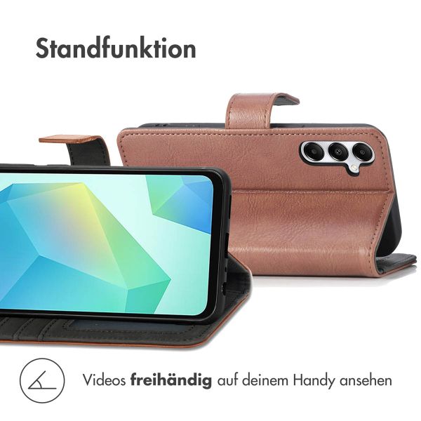 imoshion Luxuriöse Klapphülle Samsung Galaxy S24 / S25 - Braun