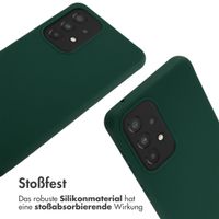 imoshion Silikonhülle mit Band für das Samsung Galaxy A33 - Dunkelgrün