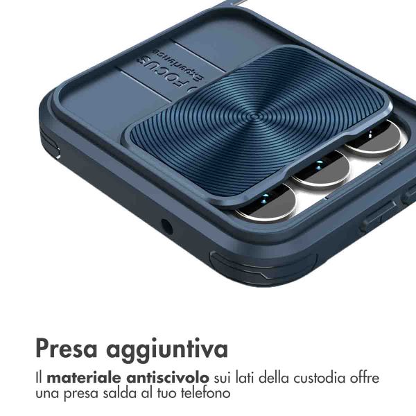 imoshion Back Cover mit Kameraschieber Samsung Galaxy S23 - Dunkelblau