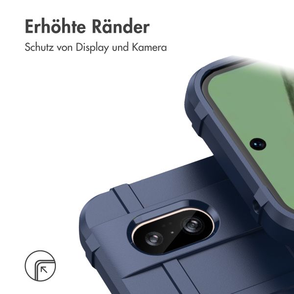 imoshion Rugged Shield Backcover für das Google Pixel 8a - Dunkelblau