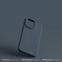 Njorð Collections Fabric Case für das Apple iPhone 14 Pro Max - Dark Grey