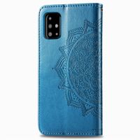 Mandala Klapphülle Turkis für das Samsung Galaxy A51