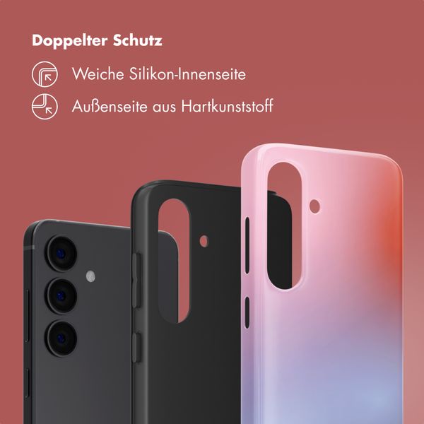 Selencia Vivid Back Cover Samsung Galaxy S24 - Gradient Soft Blush