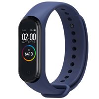 imoshion Silikonarmband für das Xiaomi Mi Band 3 / 4 - Dunkelblau