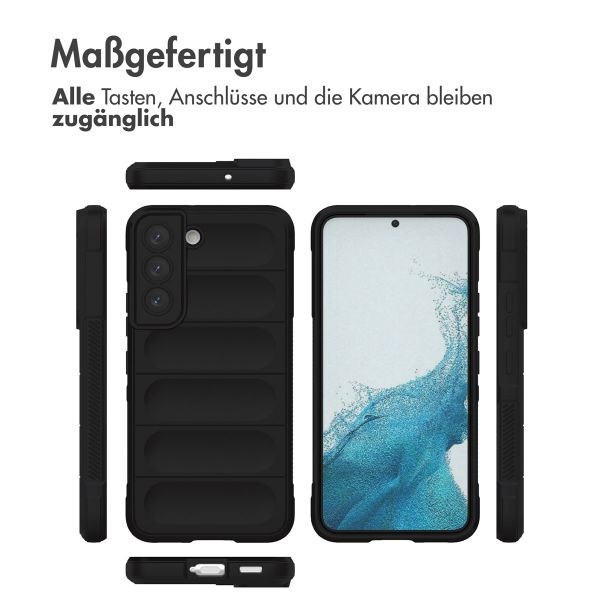 imoshion EasyGrip Back Cover für das Samsung Galaxy S22 - Schwarz