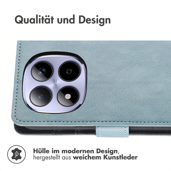 imoshion Luxuriöse Klapphülle Xiaomi Redmi Note 15 Pro (4G) - Hellblau