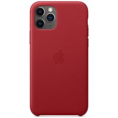 Apple Leder-Case Rot für das iPhone 11 Pro