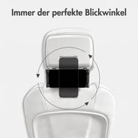imoshion Kopfstützen-Tablethalter für das Auto mit verstellbarem Arm - Schwarz