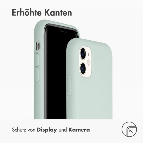 Accezz Liquid Silikoncase für das iPhone 11 - Sky Blue