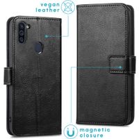 imoshion Luxuriöse Klapphülle Samsung Galaxy A11 / M11 - Schwarz
