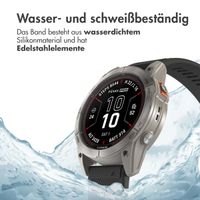 imoshion QuickFit® Silikonarmband - 26 mm Garmin Watch Anschluss - Schwarz