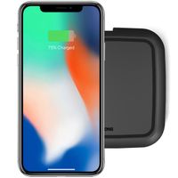 Zens Single Fast Wireless Charger - Kabelloses Ladegerät, optimiert für iPhone - 10 Watt 