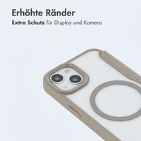 imoshion Transparente Bookcase mit MagSafe Apple iPhone 14 / 13 - Beige