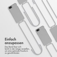 imoshion Color Backcover mit abtrennbarem Band Apple iPhone SE (2022 / 2020) / 8 / 7 - Grau
