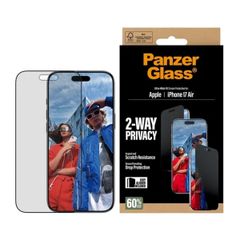 PanzerGlass Ultra Wide Fit Antibakterieller Screen Protector mit Sichtschutz inkl. Applikator Apple iPhone Air