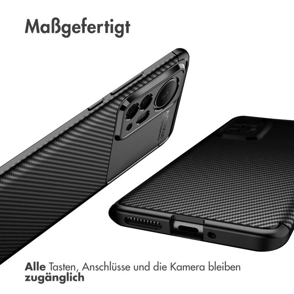 imoshion Carbon-Hülle für das Xiaomi 12 Pro - Schwarz