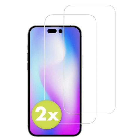 Accezz Displayschutz 2er-pack aus gehärtetem Glas Apple iPhone 14 Pro