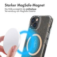 imoshion Klare Glitter Backcover mit MagSafe Apple iPhone 13 - Gold