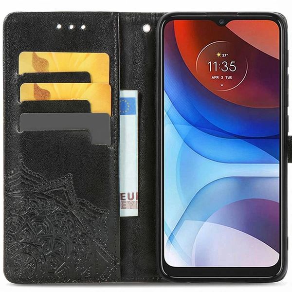 imoshion Mandala Klapphülle Motorola Moto E7i Power - Schwarz