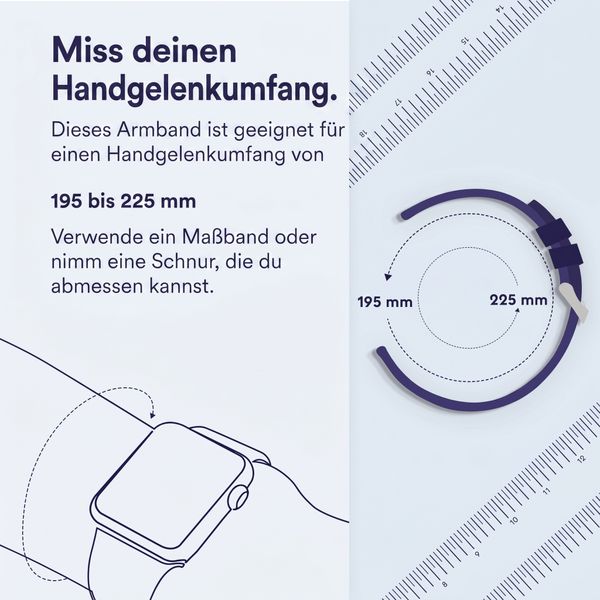 imoshion Silikonband für das  Fitbit Charge 5 / 6 - L - Türkis