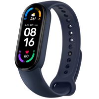 imoshion Silikonarmband für das Xiaomi Mi Band 5 / 6 - Dunkelblau