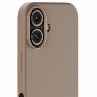 Holdit Silicone Case für das iPhone 16 - Mocha Brown