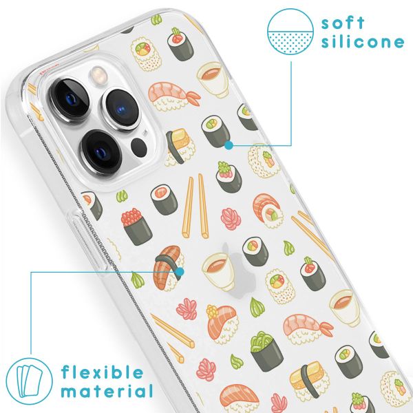 imoshion Design Hülle für das iPhone 13 Pro - Allover Sushi