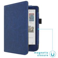 imoshion Vegan Leather Klapphülle für das Kobo Clara Colour / Kobo Clara BW - Dunkelblau