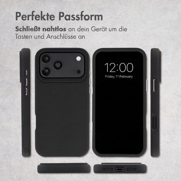 Accezz Tough Back Cover mit MagSafe Apple iPhone 18 Pro Max / 17 Pro Max - Schwarz