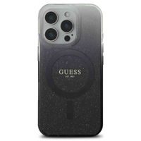 Guess MagSafe IML Glitter Gradient Case Apple iPhone 16 Pro - Schwarz