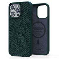 Njorð Collections Salmon Leather MagSafe Case für das iPhone 15 Pro Max - Green