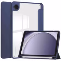 imoshion Trifold Hardcase Klapphülle Samsung Galaxy Tab A9 8.7 Zoll - Dunkelblau