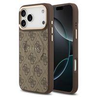 Guess Classic 4G Logo Backcover MagSafe Apple iPhone 17 Pro Max - Braun