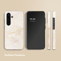 Selencia Vivid Rückabdeckung mit MagSafe Samsung Galaxy S25 - Golden Beige Marble